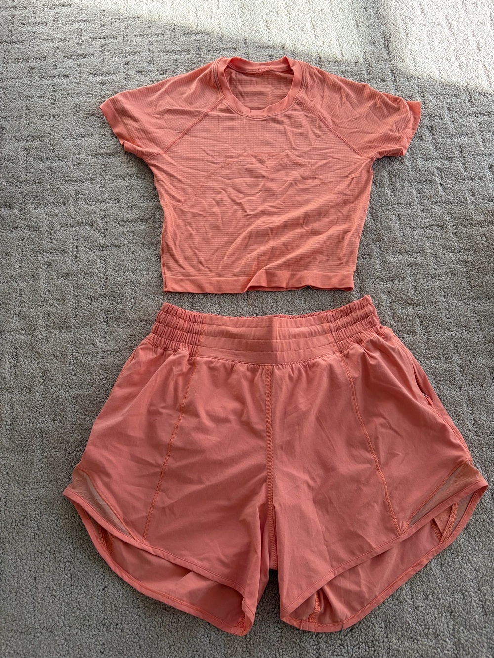 lululemon athletica Coral Athletic Shorts